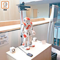 微軟辦公大樓內設置的機械人，可為訪客尋找辦公室、會議室等位置和指路。