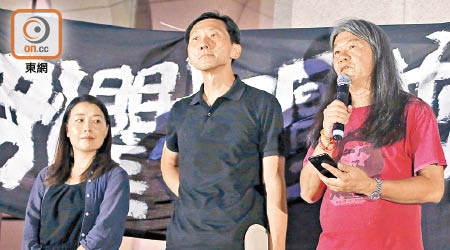 劉小麗（左起）、姚松炎及梁國雄均有意參加明年立法會補選。