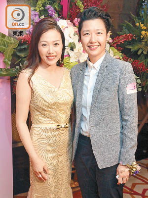 張雅麗（左）提倡彈性安排日程，以平衡家庭同事業，旁為徐詠琳。（徐家浩攝）