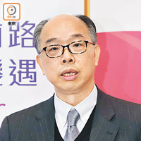 陳帆承認要追及建屋目標是非常艱巨的挑戰。（何駿軒攝）