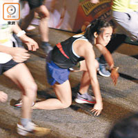有跑手在賽事起步時受傷，大會估計與參賽人數眾多及道路狹窄有關。