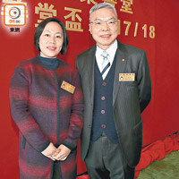 郭予宏（右）同劉愛詩（左）希望有多啲業主捐出單位。