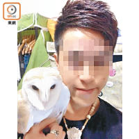 黃良昇兒子經常與動物合照。（資料圖片）