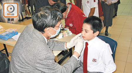 港大專家正研究「港產」噴鼻式流感疫苗。（資料圖片）