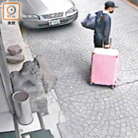 台灣警方懷疑用作藏屍的粉紅色行李篋已出售。（資料圖片）