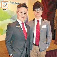 謝耀全（左）同李海榮（右）都想改善香港嘅空氣同海岸線環境。