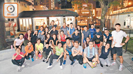 街頭健身組織「肌本野」夥拍「盛食當灶」，結合回收剩食及運動，推廣綠色生活。