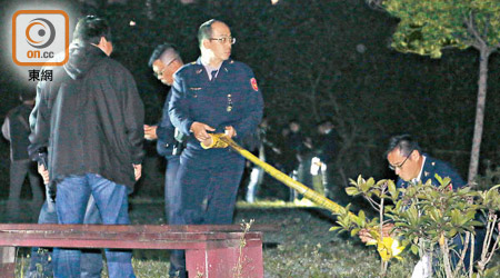 台警早前在竹圍捷運站外草叢尋獲潘女遺體。