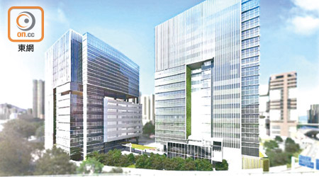 屋宇署轄下不同部門最快明年年初遷到西九龍政府合署。（模擬圖片）