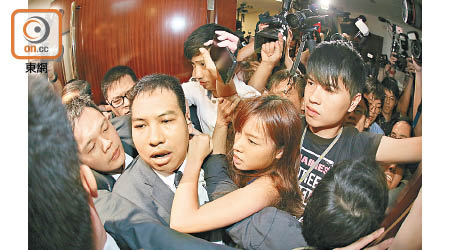 游蕙禎因衝擊立法會會議室，早前被裁定參與非法集結罪罪成及判囚四星期。