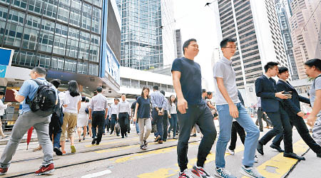 香港經濟勢受貿易戰影響。