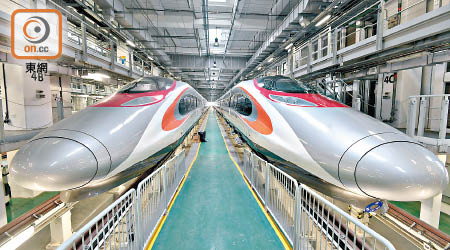廣深港高鐵香港段預料於九月通車。