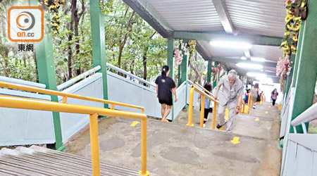 馬鞍山<br>○九年提出「上坡地區自動扶梯連接系統和升降機系統」，十八個項目至今僅完成三項。