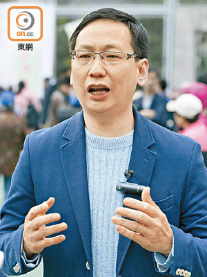 柯創盛直指，當局取締南亞村不力，令人質疑是否欲將南亞村合法化。