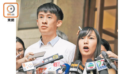 梁頌恆（左）衝擊立法會上訴案將於下月三日審理，游蕙禎（右）已刑滿出獄。