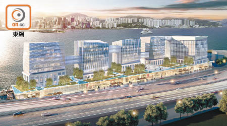 鰂魚涌海裕街宣布原址換地後，新的發展方案將興建五幢不規則設計的建築物，冀打造成新地標。