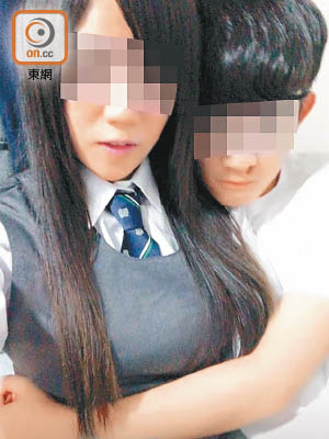 陳同佳（右）涉嫌在台灣旅遊期間殺害女友潘曉穎（左）及用行李篋藏屍。