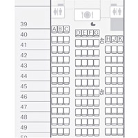 新座位編排變為「3-4-3」排列，闊度收窄至約十七吋。（國泰航空網頁）