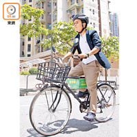 張美雄現時要踏單車巡區會見市民。