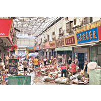 廣州<br>廣州的茶葉商戶受損嚴重。（互聯網圖片）