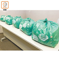 市民日後必須購買指定垃圾袋拋棄垃圾。