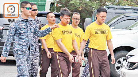 四名港人早前在菲律賓被裁定藏毒罪名成立，判囚終身。