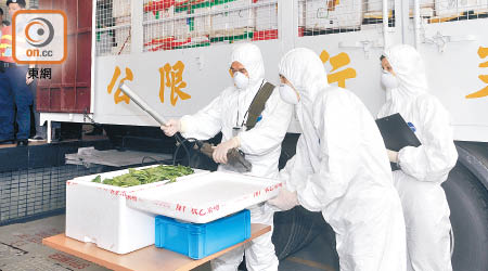食衞局指過去檢測逾五十五萬個日本進口食品樣本，均沒超標。