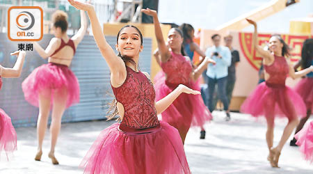 「Hiplet Ballerinas」將獻上糅合嘻哈及芭蕾的現代舞蹈。（何量鈞攝）