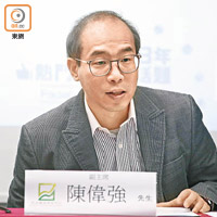 陳偉強認為本港毒品情況仍然嚴重，促加強源頭截擊工作。