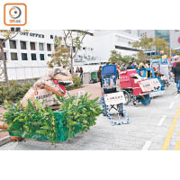 路向舉辦全港首個輪椅花車巡遊，形形色色的輪椅花車齊集中環。