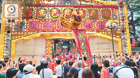 昨日是一年一度的天后誕。（施文雯攝）