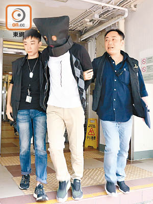 疑犯被押返警署扣查。（馬竟峯攝）