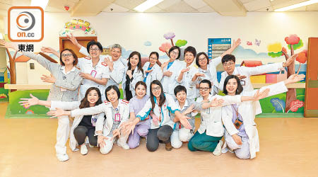 屯門醫院成立了醫管局首支兒童紓緩治療團隊。（屯門醫院提供）