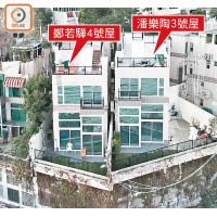 鄭若驊及丈夫潘樂陶位於屯門的獨立屋疑有多處僭建，但只得潘遭檢控。