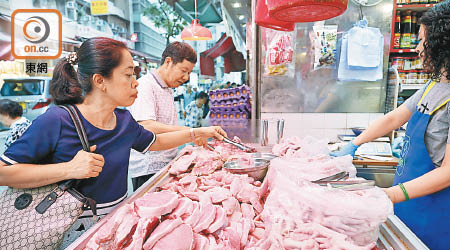 本港昨僅有一千七百九十頭豬應市。
