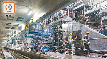 消息指「屯馬線」即使局部通車，最多只能開通至土瓜灣站。
