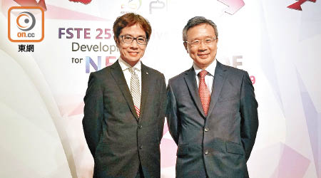 阮博文（左）將在本月底退任聯盟主席，由鍾志杰（右）接任。（陳沅彤攝）