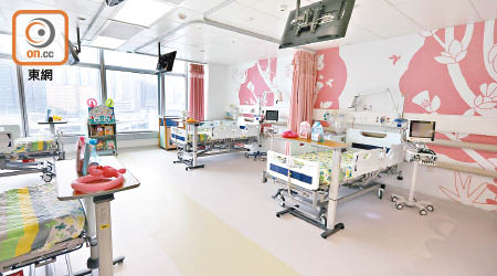 兒童醫院下月起會增設多種服務。