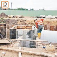 村民自資近千萬元興建地下排水渠排走污水。（受訪者提供）