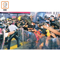 香港近期多宗暴力衝擊活動，對法治造成嚴重影響。