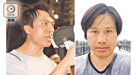 蘇子冠（右圖）投訴鄺俊宇（左圖）公然支持暴徒襲警，社工註冊局則要求蘇提供「實質性聯絡地址」。