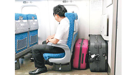 新幹線上將預留車廂最後一列座位的後方設置特大型行李置放處。（JR東海網站圖片）