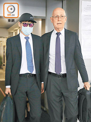 貝瀨裕紀（左）涉嫌在小巴帶醉娃回家強姦，他否認強姦罪。