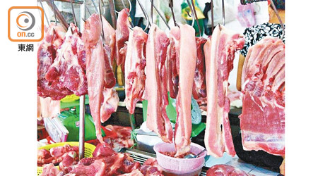內地多個城市啟動價格補貼聯動機制，讓市民以優惠價限購指定分量豬肉。