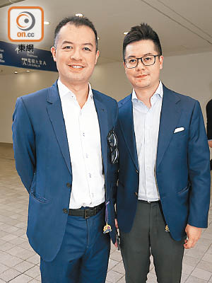 劉燊濤（左）同胞弟劉燊霆（右）都因生意關係曾到訪沙特阿拉伯。