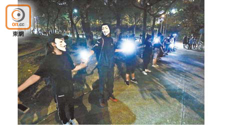 「守護香港大聯盟」指黑衣蒙面人無視禁蒙面法，令香港陷入嚴重的黑色恐怖之中。