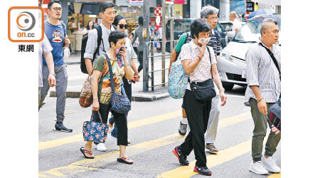 本港多區昨錄得空氣質素健康指數為八，健康風險屬「甚高」水平。