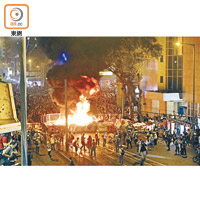 暴力示威持續逾五個月，港府至今未能止暴制亂。