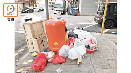 港人每日平均棄置一點五公斤垃圾。