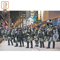 警隊堅守維護法治使命，盼望香港早日回復穩定。